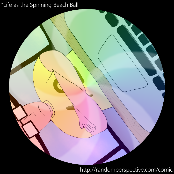 Life as the Spinning Beach Ball