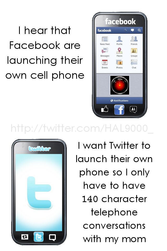 Facebook phone? No thanks, I want a Twitter phone. : gadgets