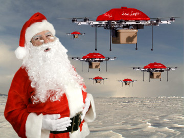 Santa Quadcopter