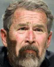 George Bush with a Beard