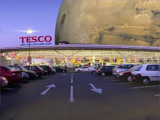 Mars Parked at Tesco