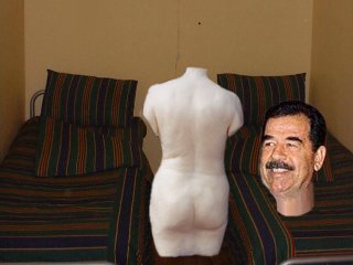 Saddam Hussein Mannequin