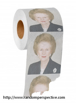 Margaret Thatcher Toilet Paper